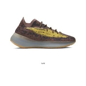 adidas Men's Brown and Yellow Sneakers